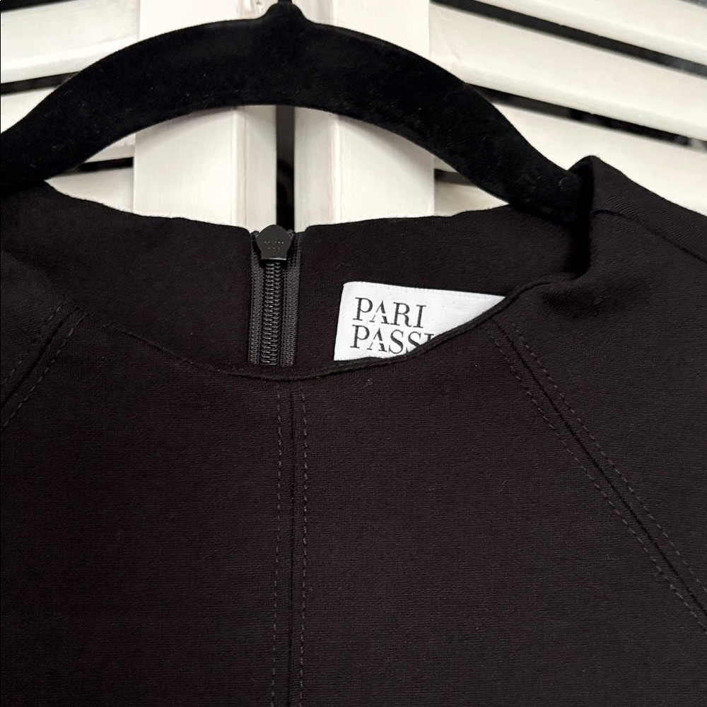 Pari Passu Chic Black Midi Dress From Saks 5th Avenue. NWOT - Picture 3 of 4